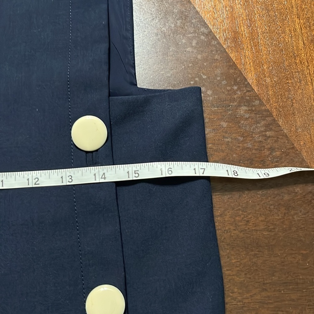 Tory Burch Navy Mini Dress Button - Picture 11 of 15
